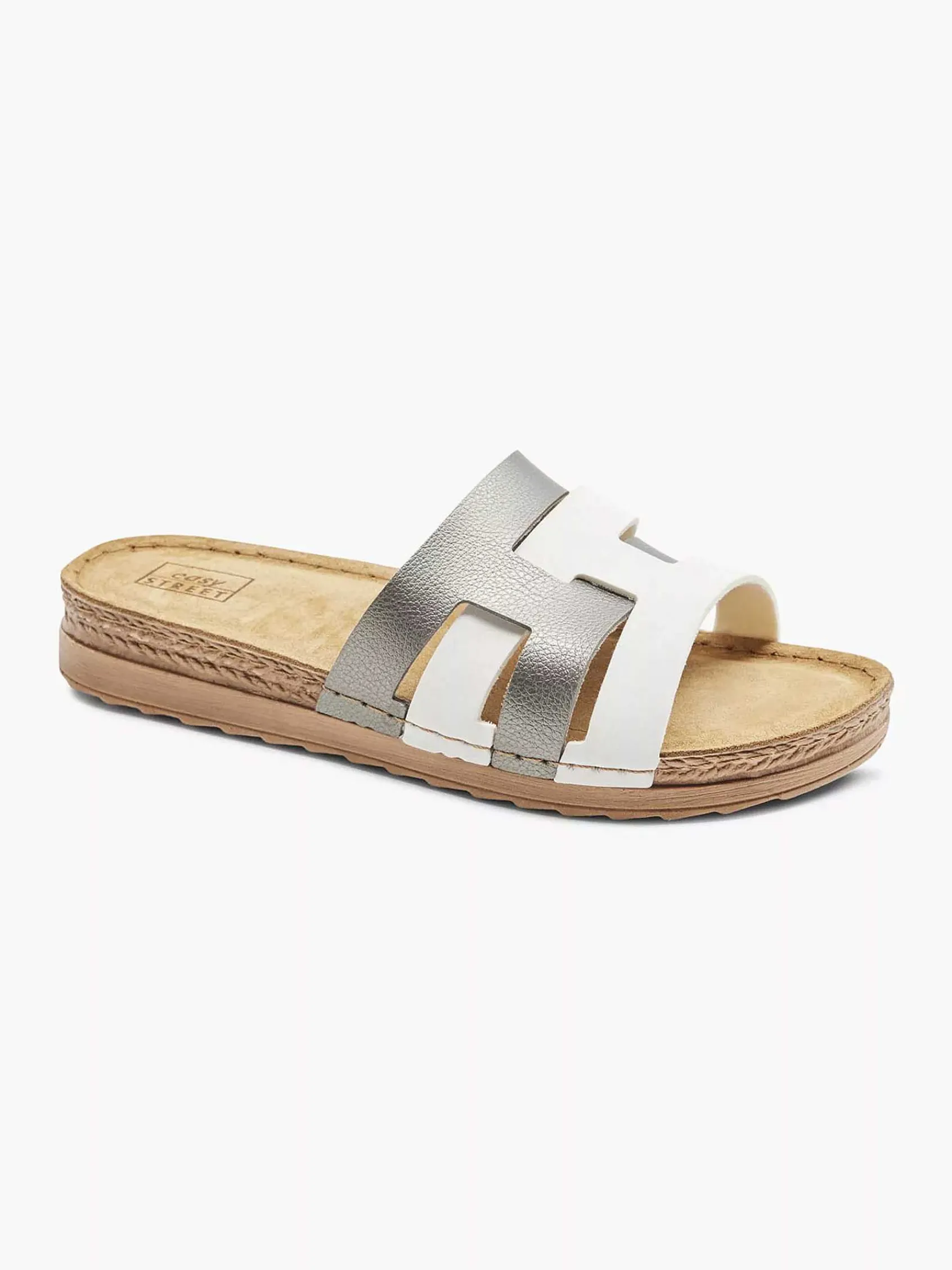 Slippers|Easy Street Grijze Slipper