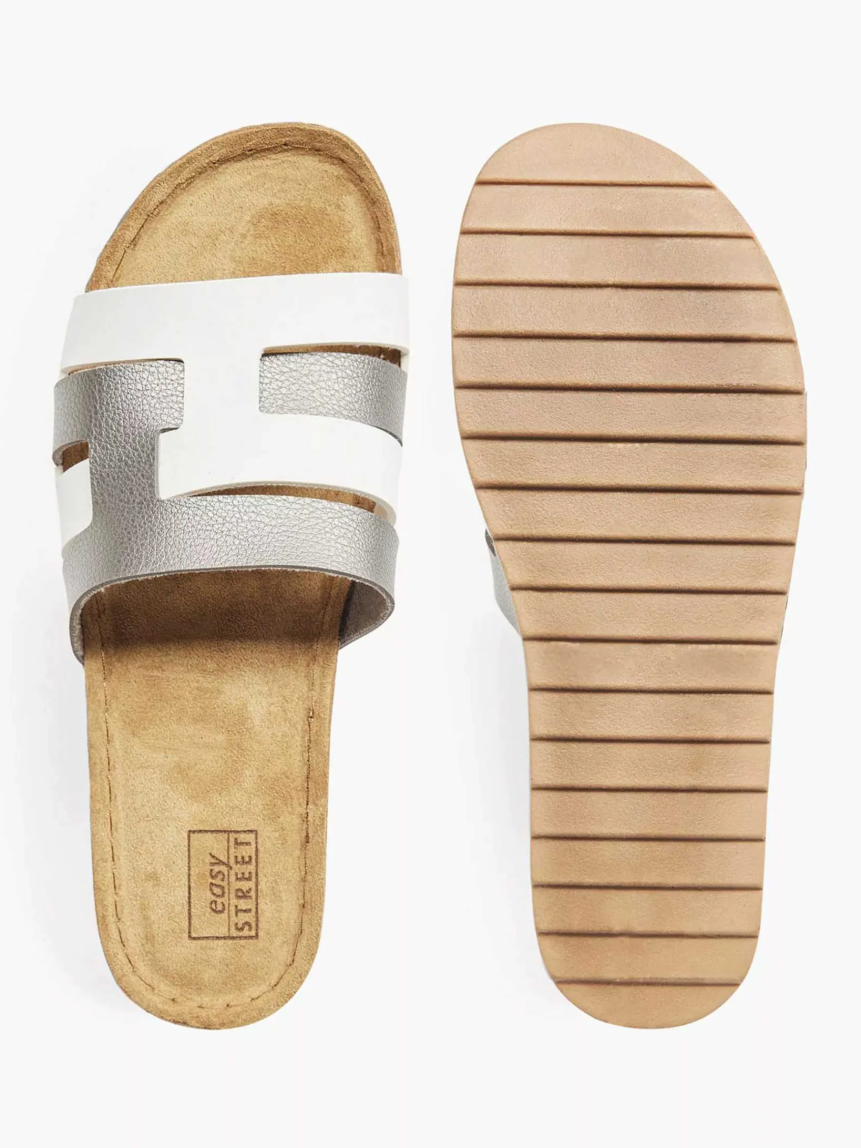 Slippers|Easy Street Grijze Slipper