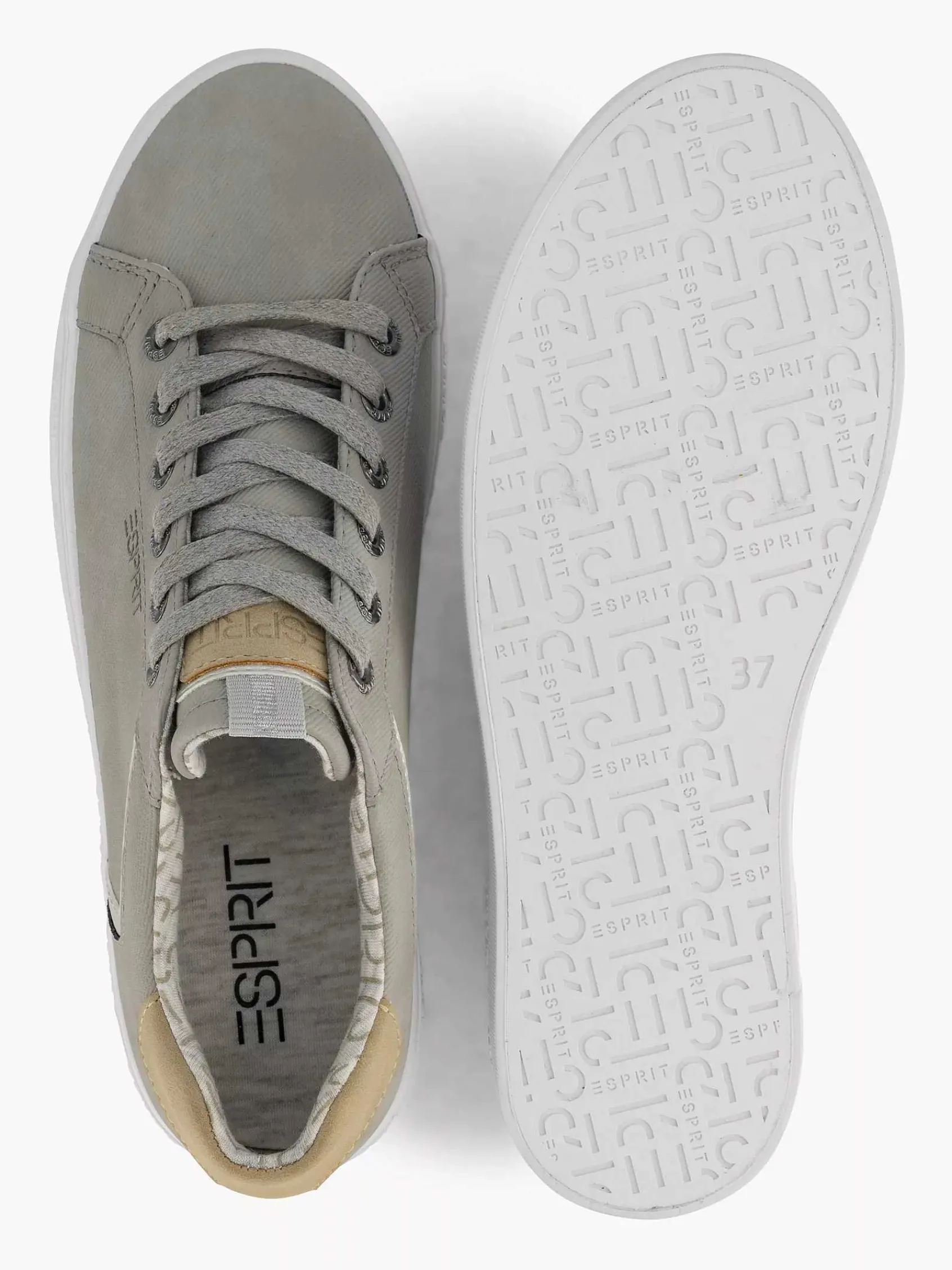 Sneakers|Esprit Grijze Sneaker