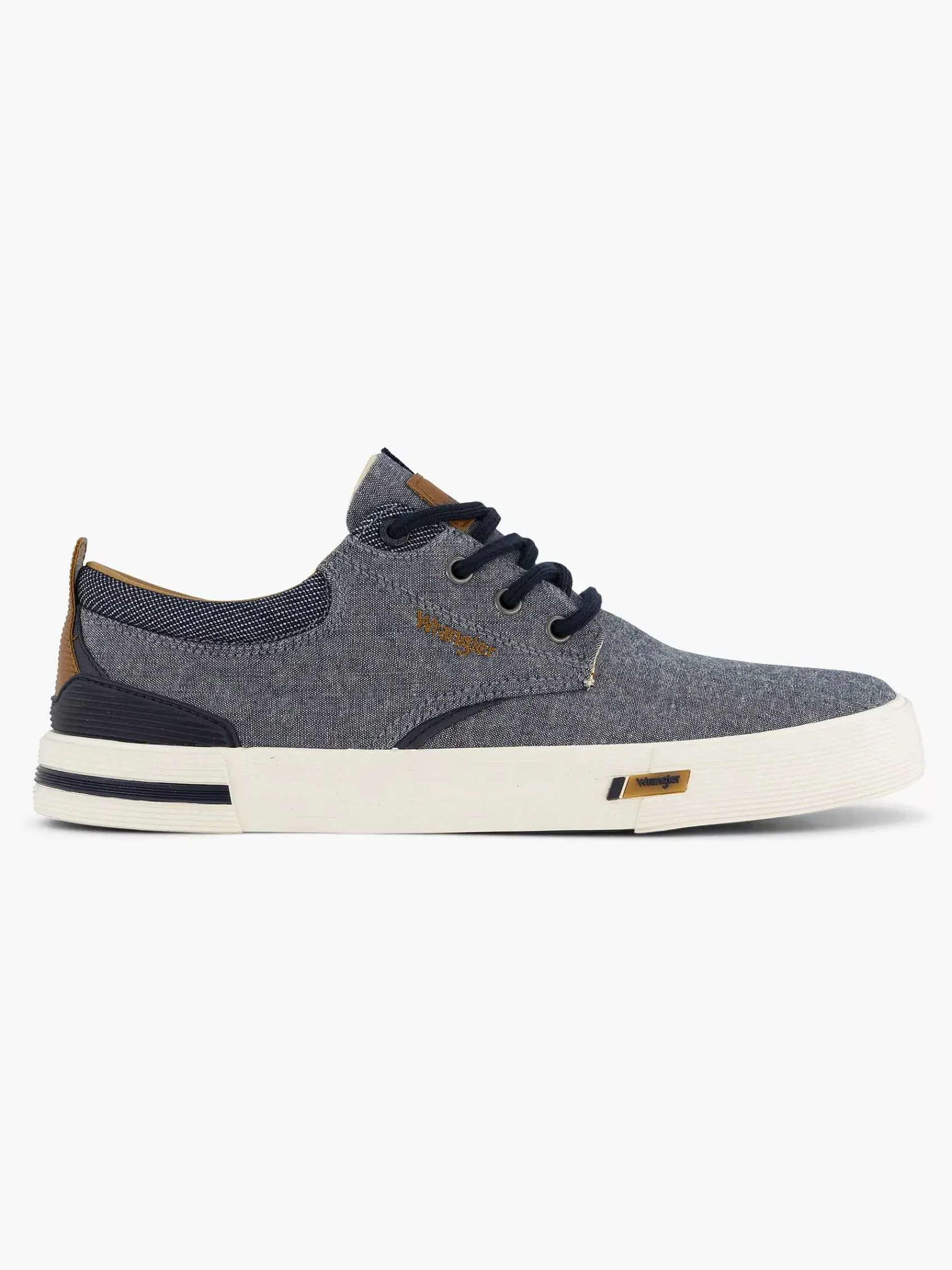 Sneakers|Wrangler Grijze Sneaker