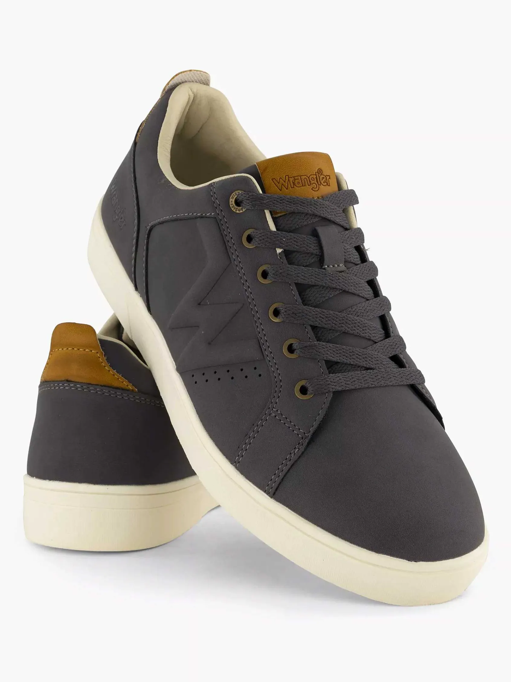 Sneakers|Wrangler Grijze Sneaker