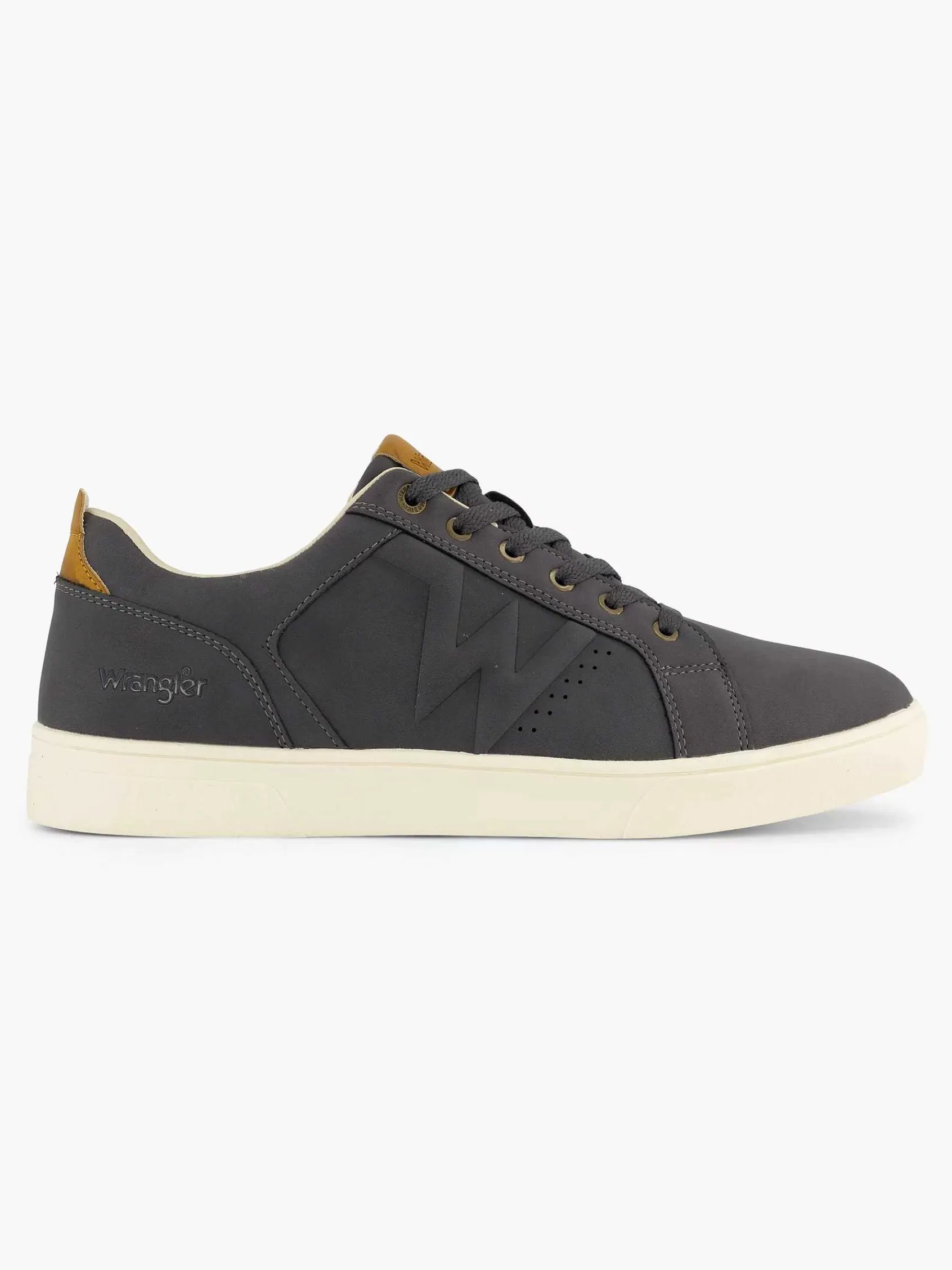 Sneakers|Wrangler Grijze Sneaker