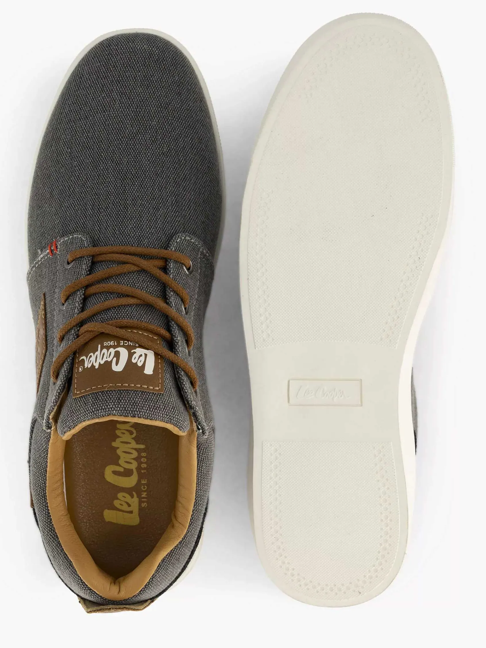 Sneakers|Lee Cooper Grijze Sneaker