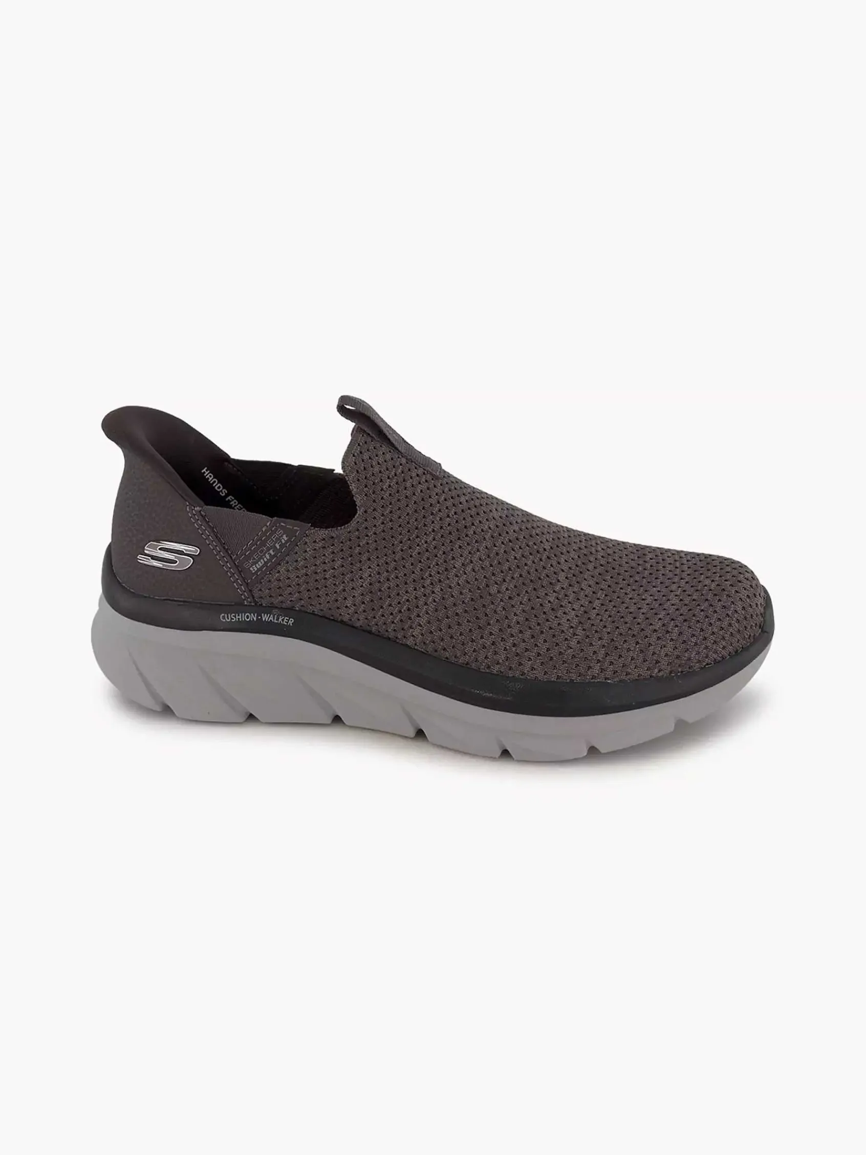 Sneakers|Skechers Grijze Sneaker Swift Fit - Hands Free