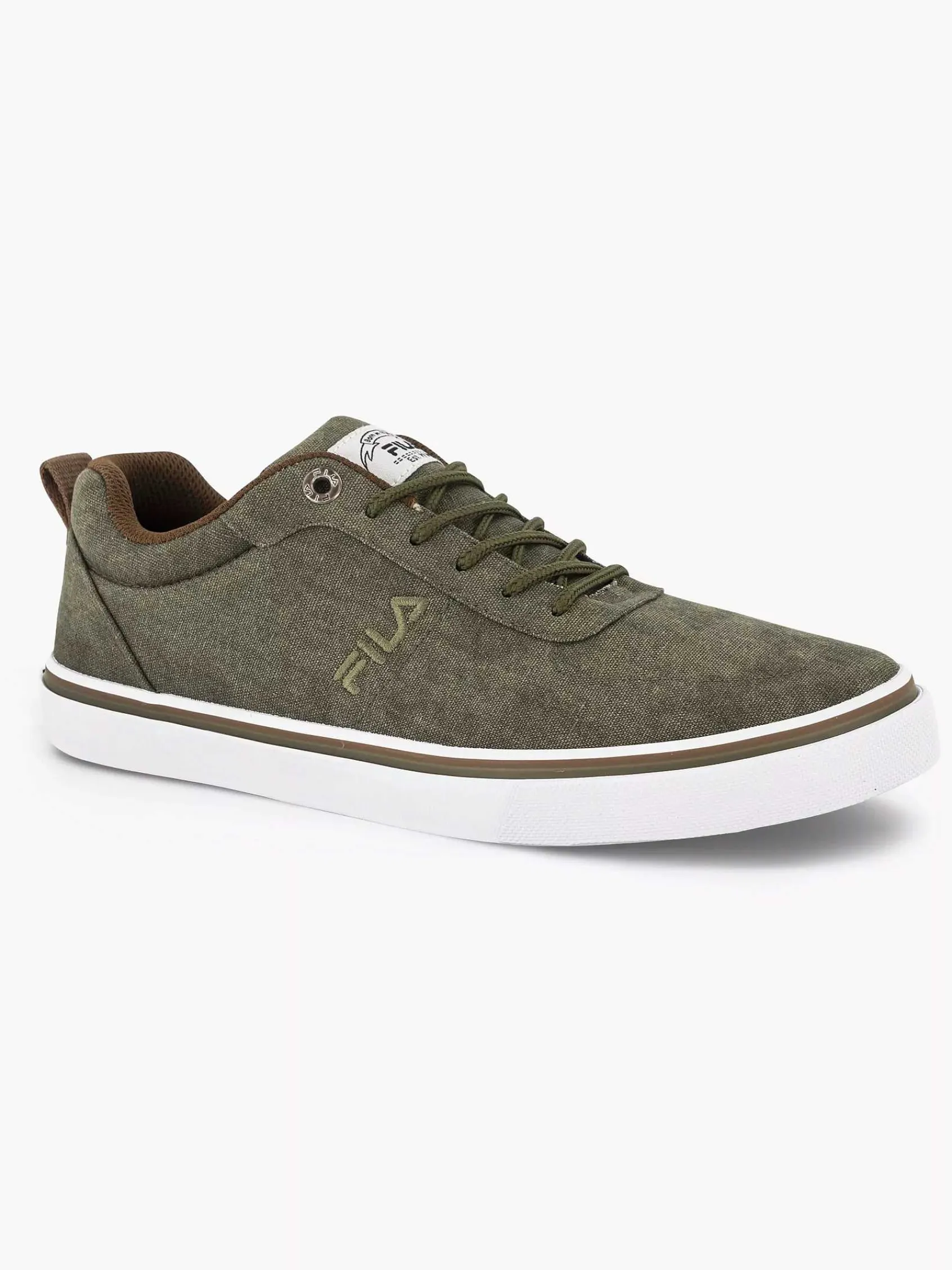 Sneakers|FILA Groene Canvas Sneaker