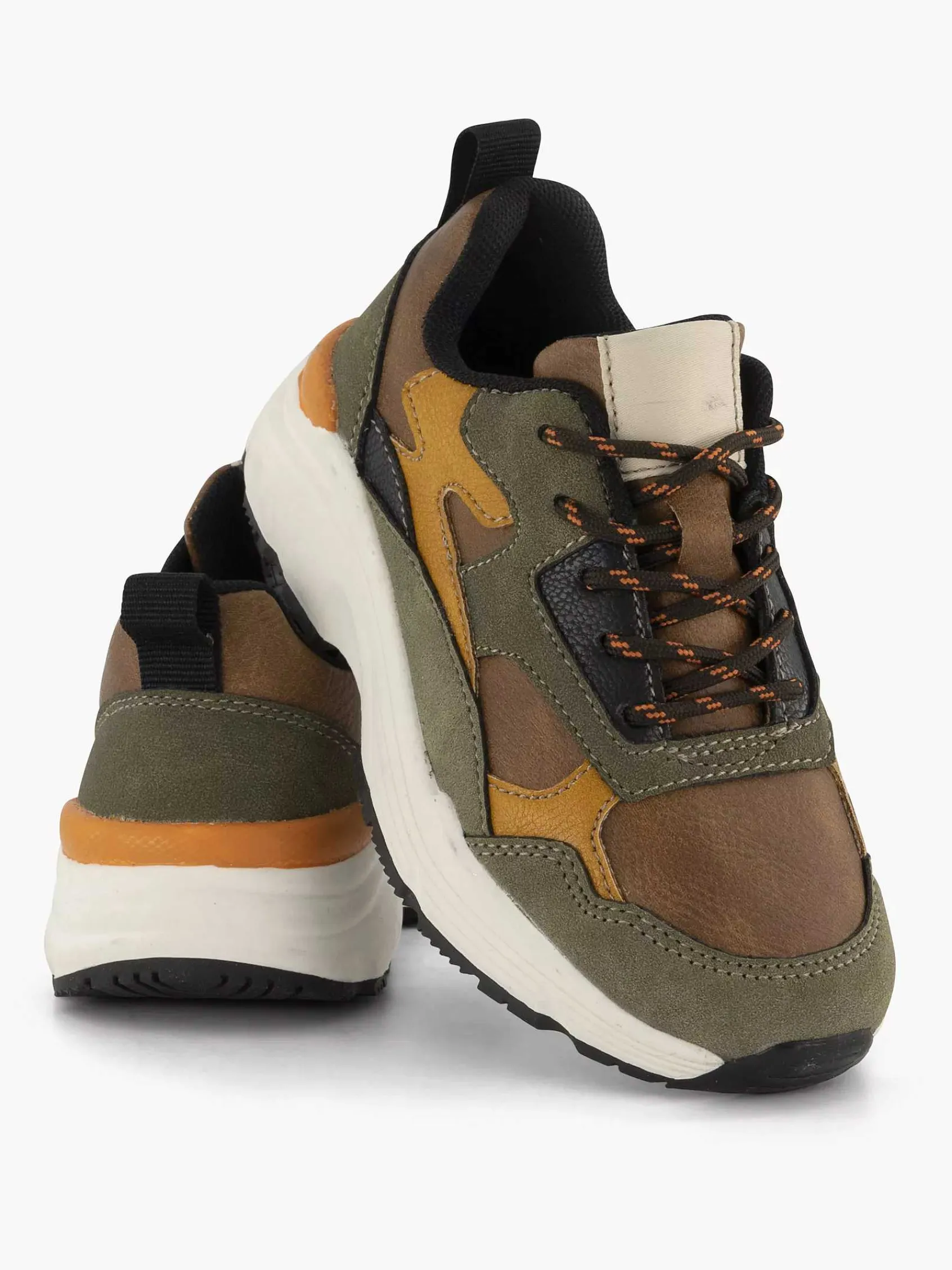 Jongensschoenen|Vty Groene Chunky Sneaker
