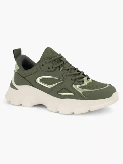 Sneakers|Oxmox Groene Chunky Sneaker