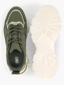 Sneakers|Oxmox Groene Chunky Sneaker