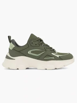Sneakers|Oxmox Groene Chunky Sneaker