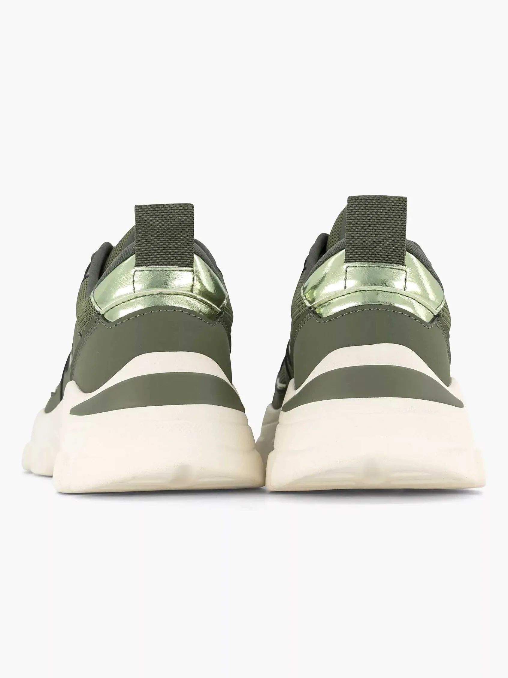 Sneakers|Oxmox Groene Chunky Sneaker