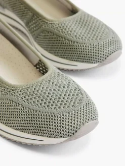 Comfort Schoenen|Medicus Groene Comfort Instapper