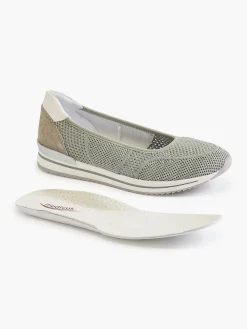 Comfort Schoenen|Medicus Groene Comfort Instapper