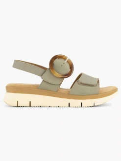 Comfort Schoenen|Medicus Groene Comfort Sandaal