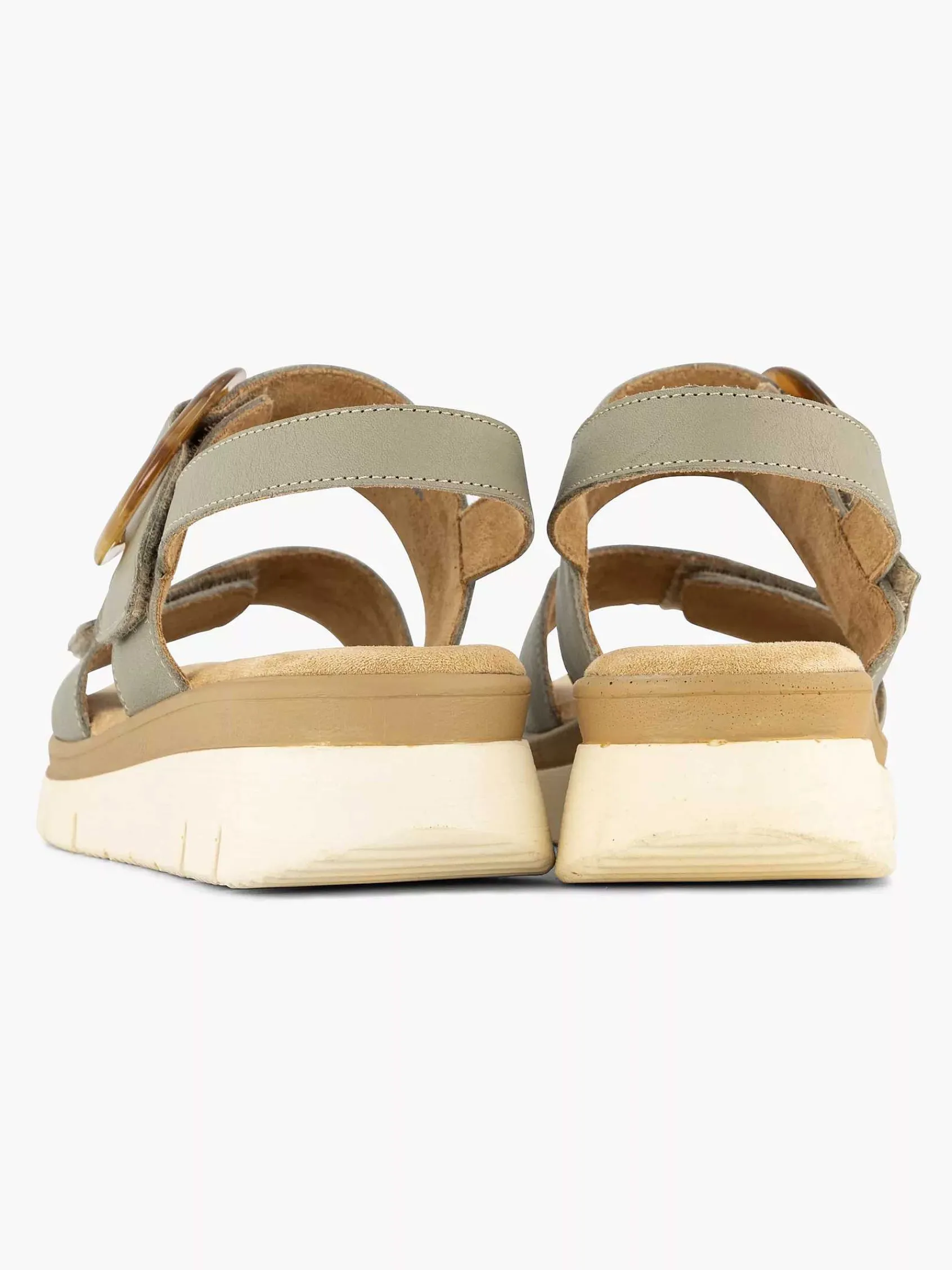 Comfort Schoenen|Medicus Groene Comfort Sandaal