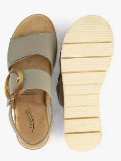 Comfort Schoenen|Medicus Groene Comfort Sandaal