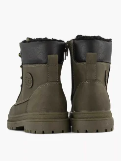 Jongensschoenen|Vty Groene Hoge Veterboot