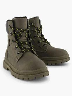 Jongensschoenen|Vty Groene Hoge Veterboot