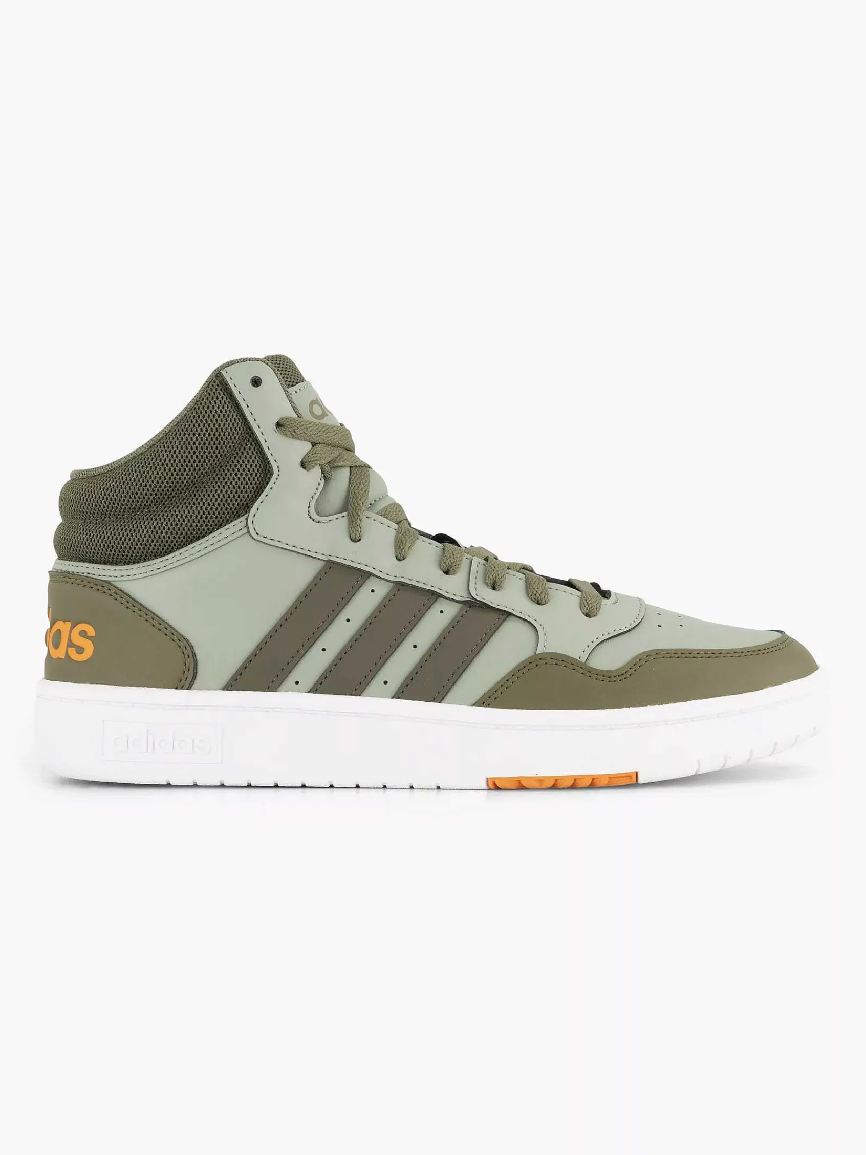 Sneakers|adidas Groene Hoops 3.0 Mid