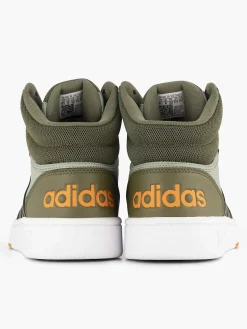 Sneakers|adidas Groene Hoops 3.0 Mid