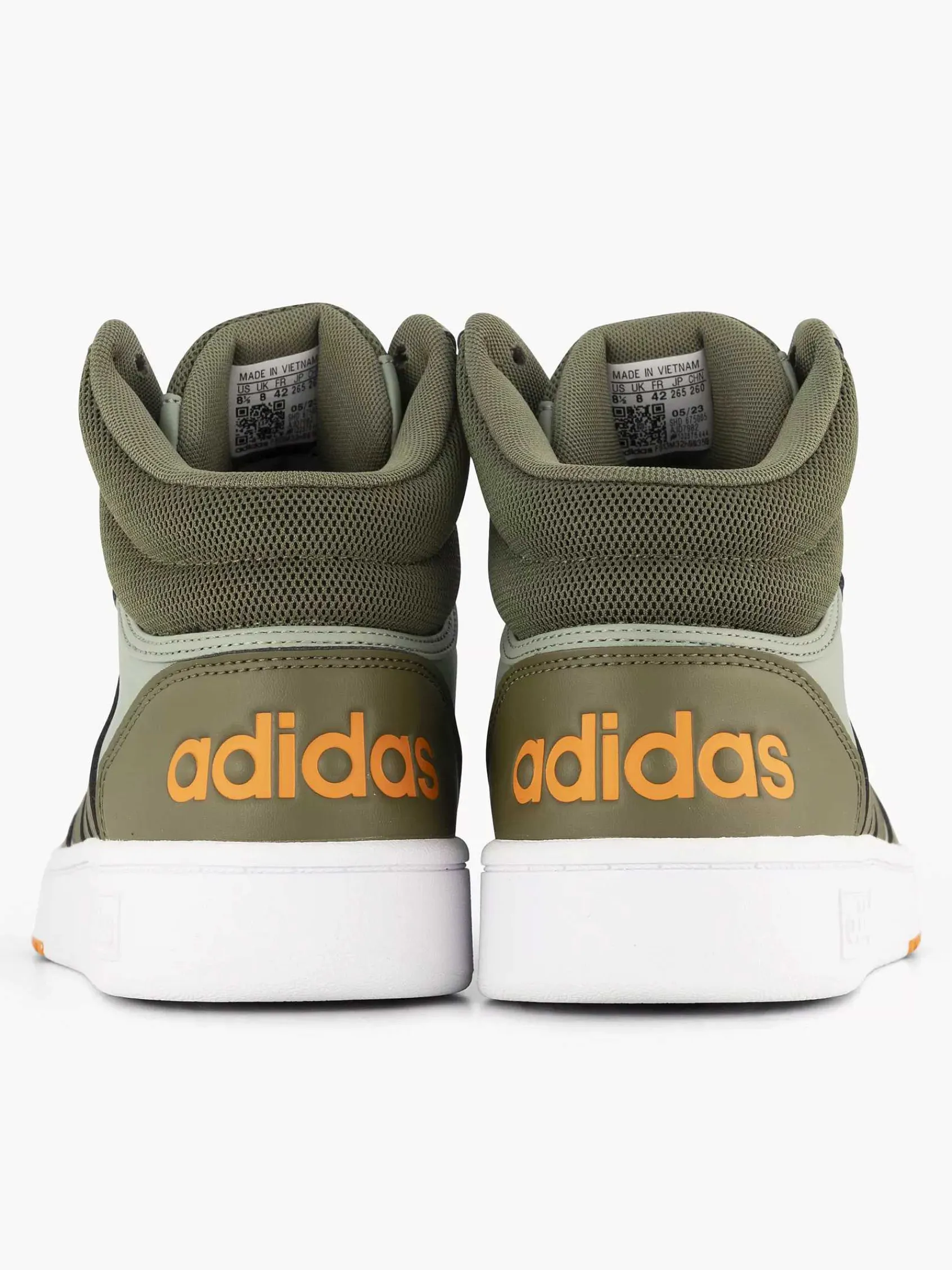 Sneakers|adidas Groene Hoops 3.0 Mid