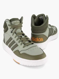 Sneakers|adidas Groene Hoops 3.0 Mid