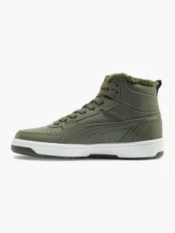 Jongensschoenen|Puma Groene Rebound Joy Fur Jr