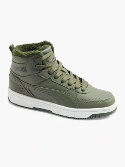Jongensschoenen|Puma Groene Rebound Joy Fur Jr