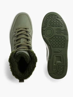 Jongensschoenen|Puma Groene Rebound Joy Fur Jr