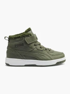 Jongensschoenen|Puma Groene Rebound Joy Fur Ps