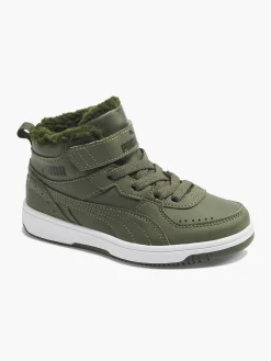 Jongensschoenen|Puma Groene Rebound Joy Fur Ps