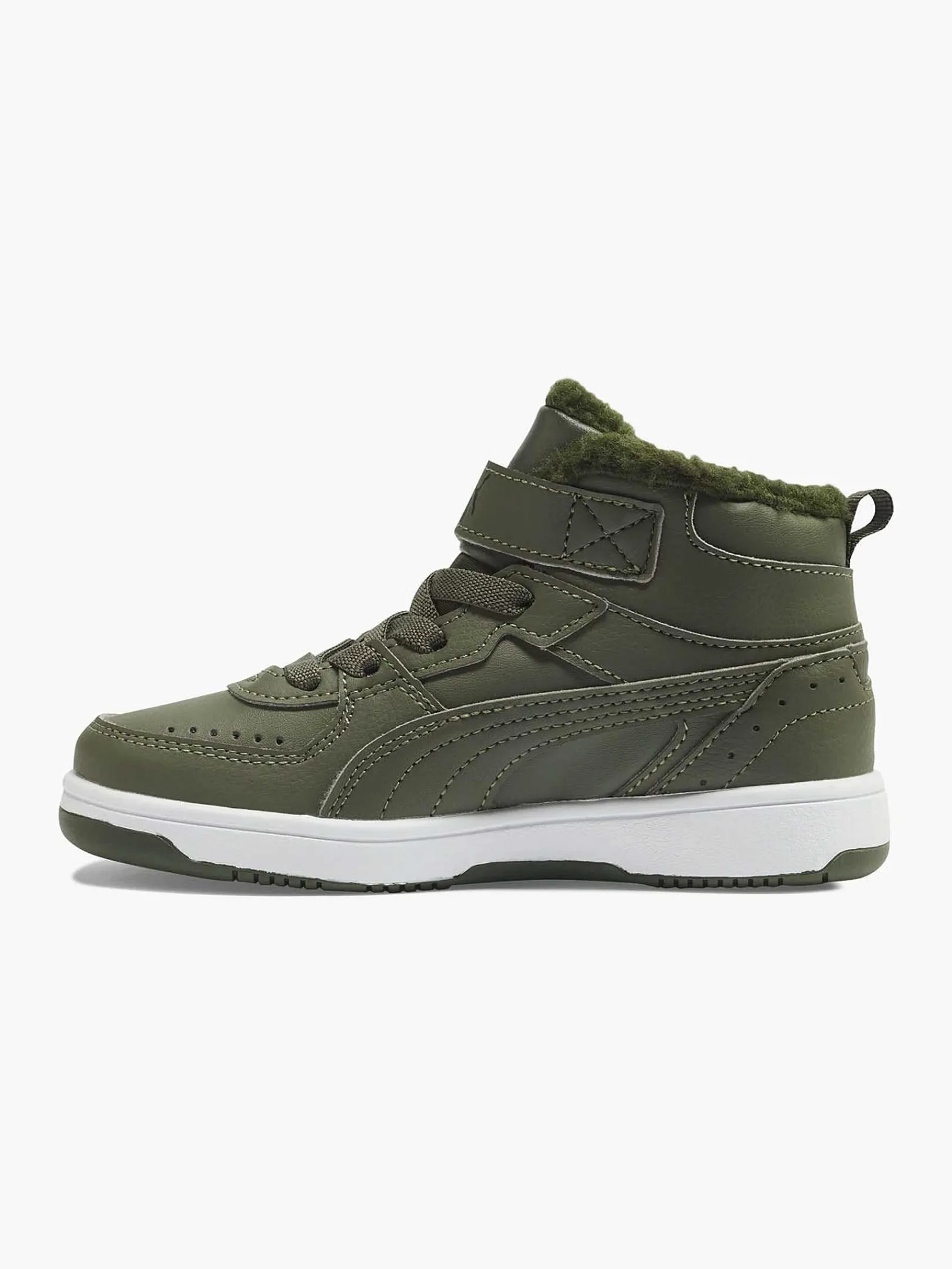 Jongensschoenen|Puma Groene Rebound Joy Fur Ps