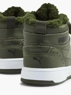 Jongensschoenen|Puma Groene Rebound Joy Fur Ps