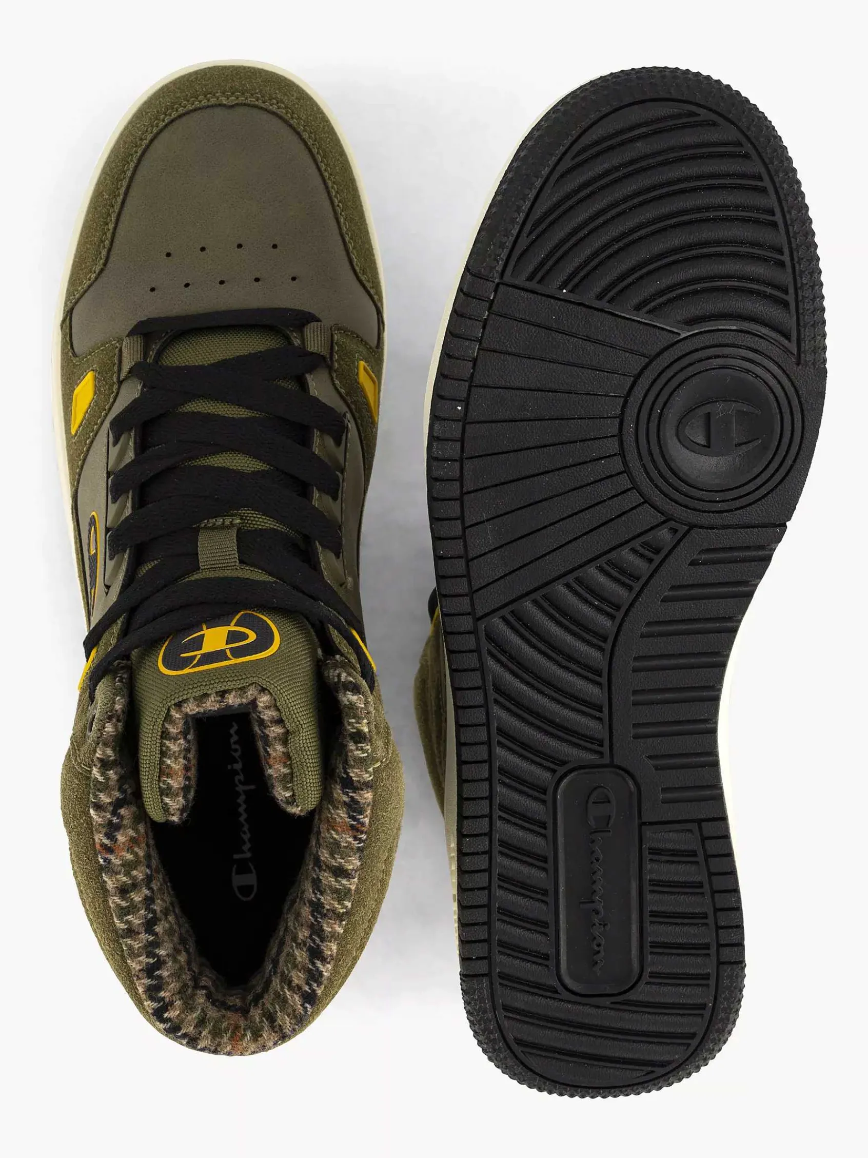 Sneakers|Champion Groene Rebound Mid Winterized