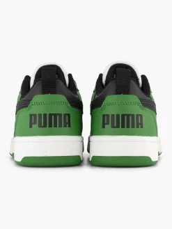 Jongensschoenen|Puma Groene Rebound V6 Lo Jr