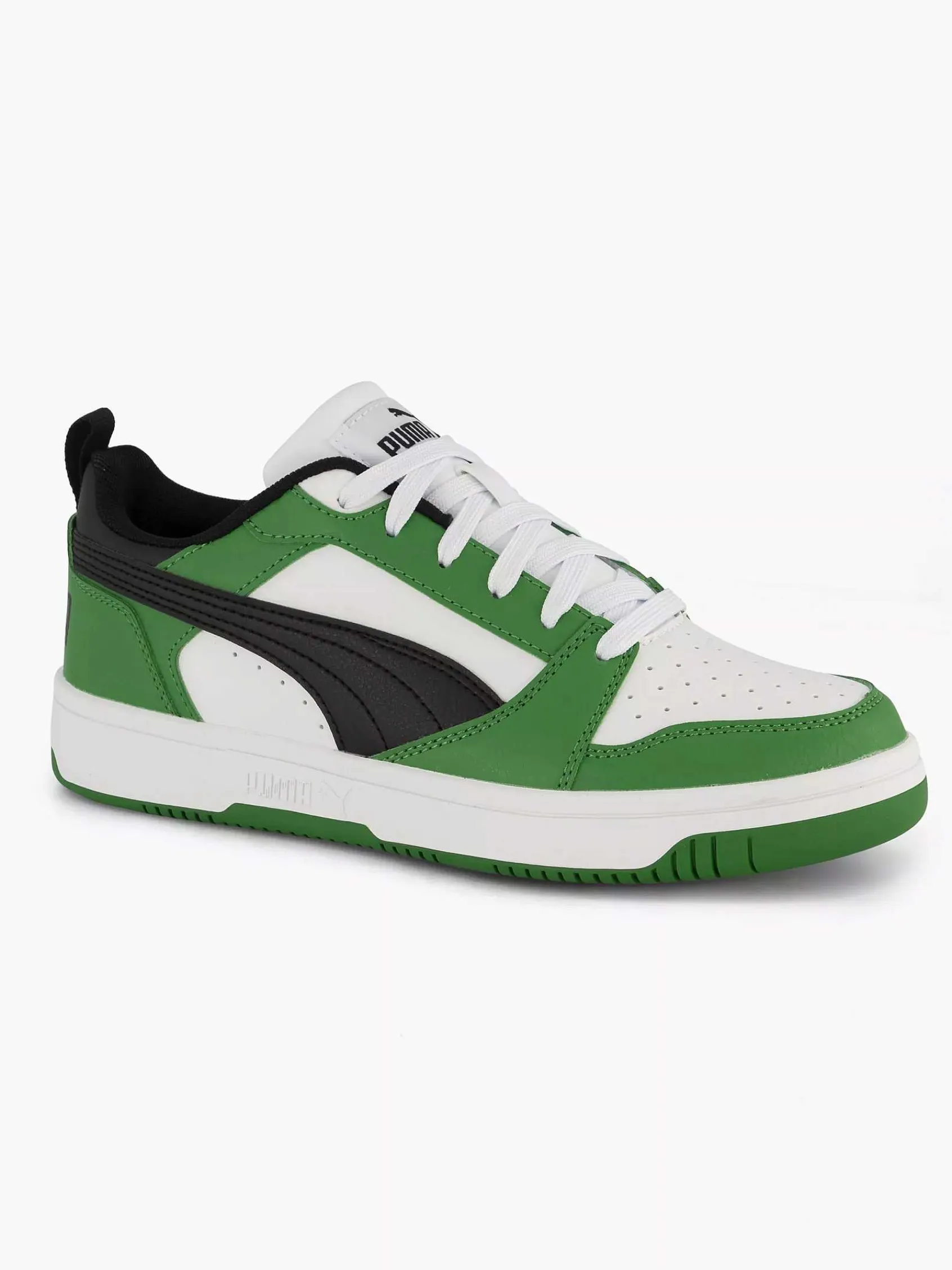 Jongensschoenen|Puma Groene Rebound V6 Lo Jr