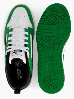 Jongensschoenen|Puma Groene Rebound V6 Lo Jr
