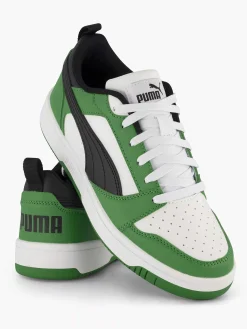 Jongensschoenen|Puma Groene Rebound V6 Lo Jr
