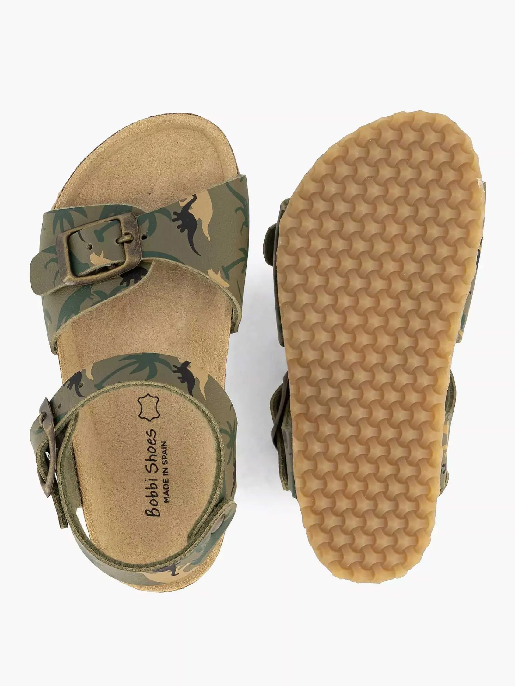 Jongensschoenen|Bobbi-Shoes Groene Sandaal