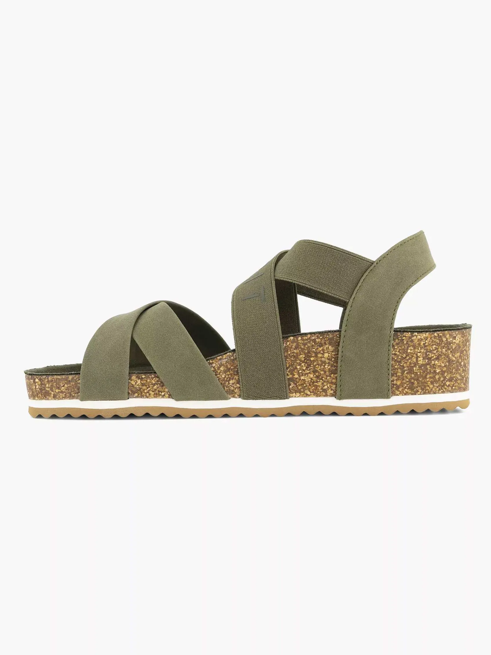 Sandalen|Esprit Groene Sandaal