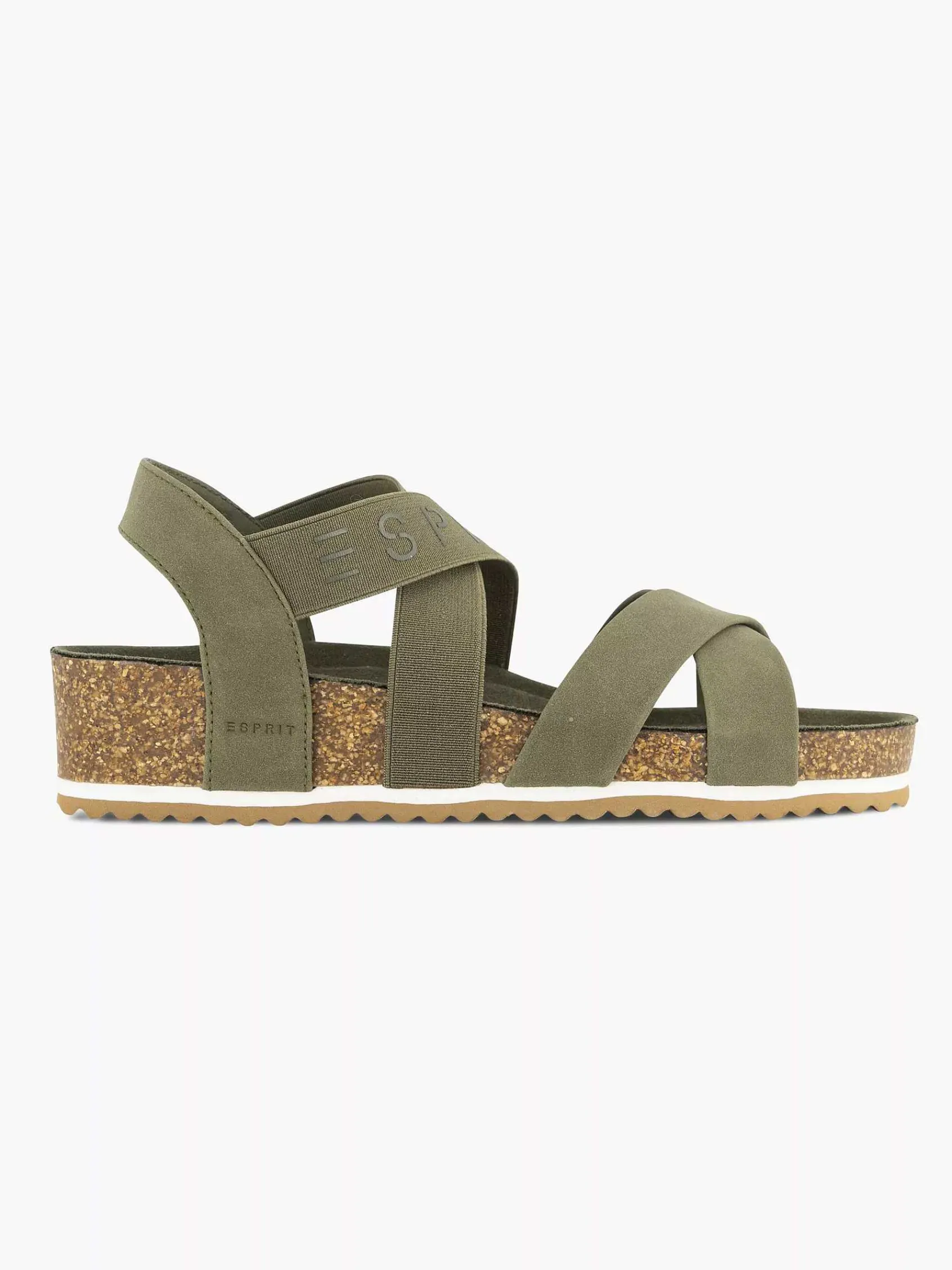 Sandalen|Esprit Groene Sandaal