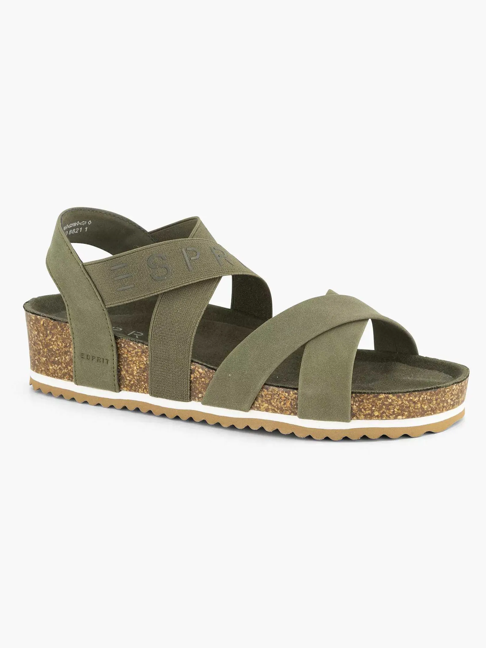 Sandalen|Esprit Groene Sandaal