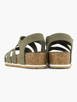 Sandalen|Esprit Groene Sandaal