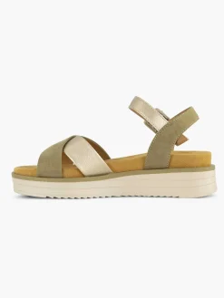 Sandalen|Graceland Groene Sandaal