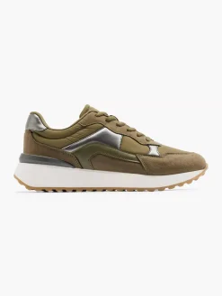 Sneakers|Graceland Groene Sneaker