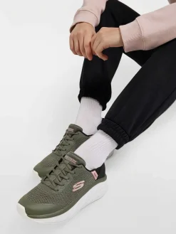 Sneakers|Skechers Groene Sneaker Swift Fit - Hands Free Premium Cushioning