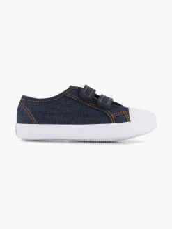 Jongensschoenen|Vty Jeansblauwe Gymschoen Klittenband