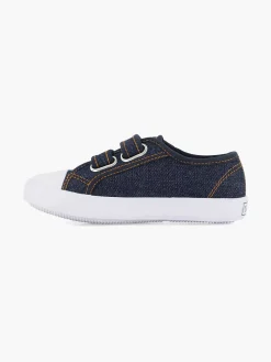 Jongensschoenen|Vty Jeansblauwe Gymschoen Klittenband