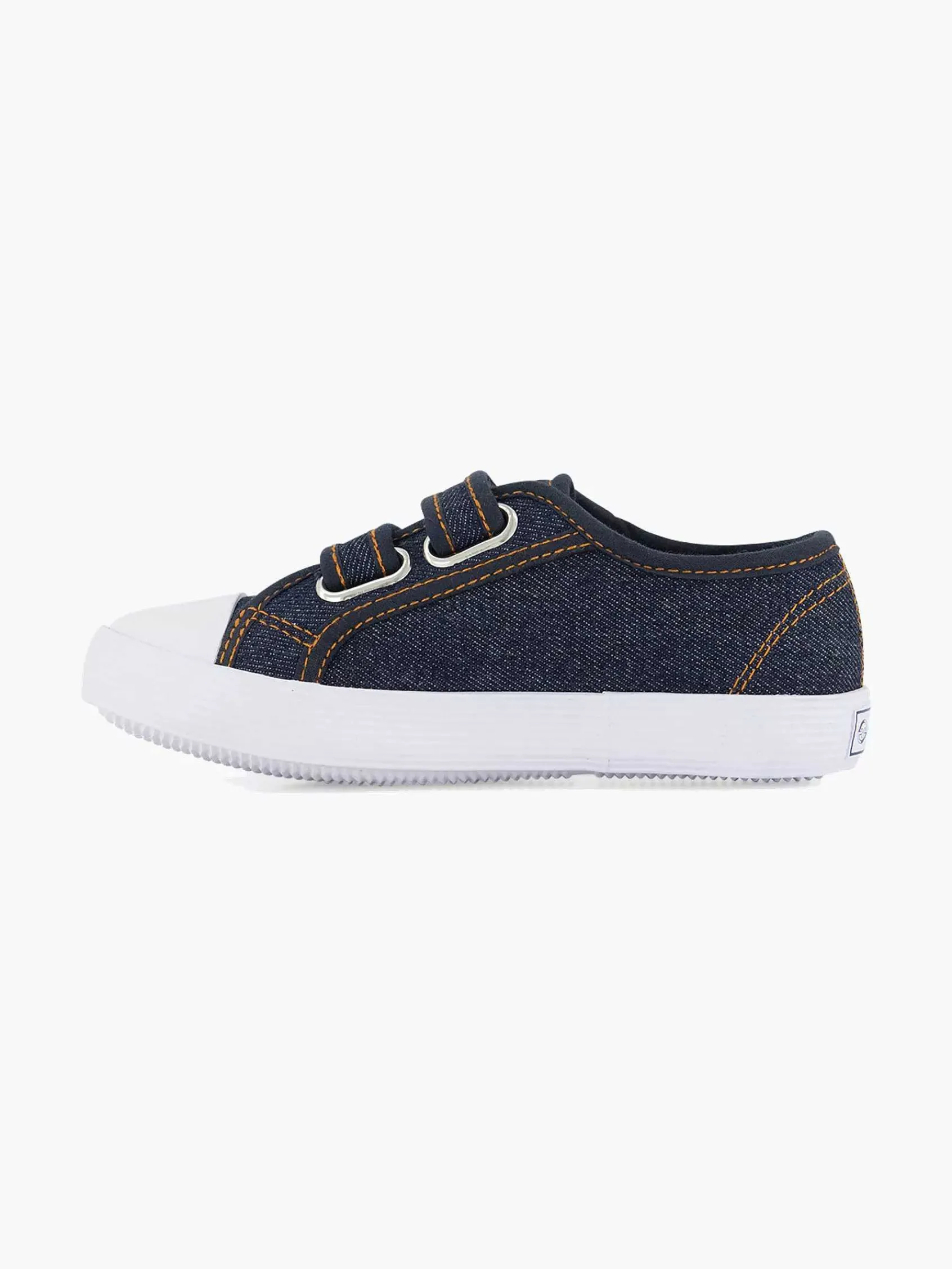 Jongensschoenen|Vty Jeansblauwe Gymschoen Klittenband