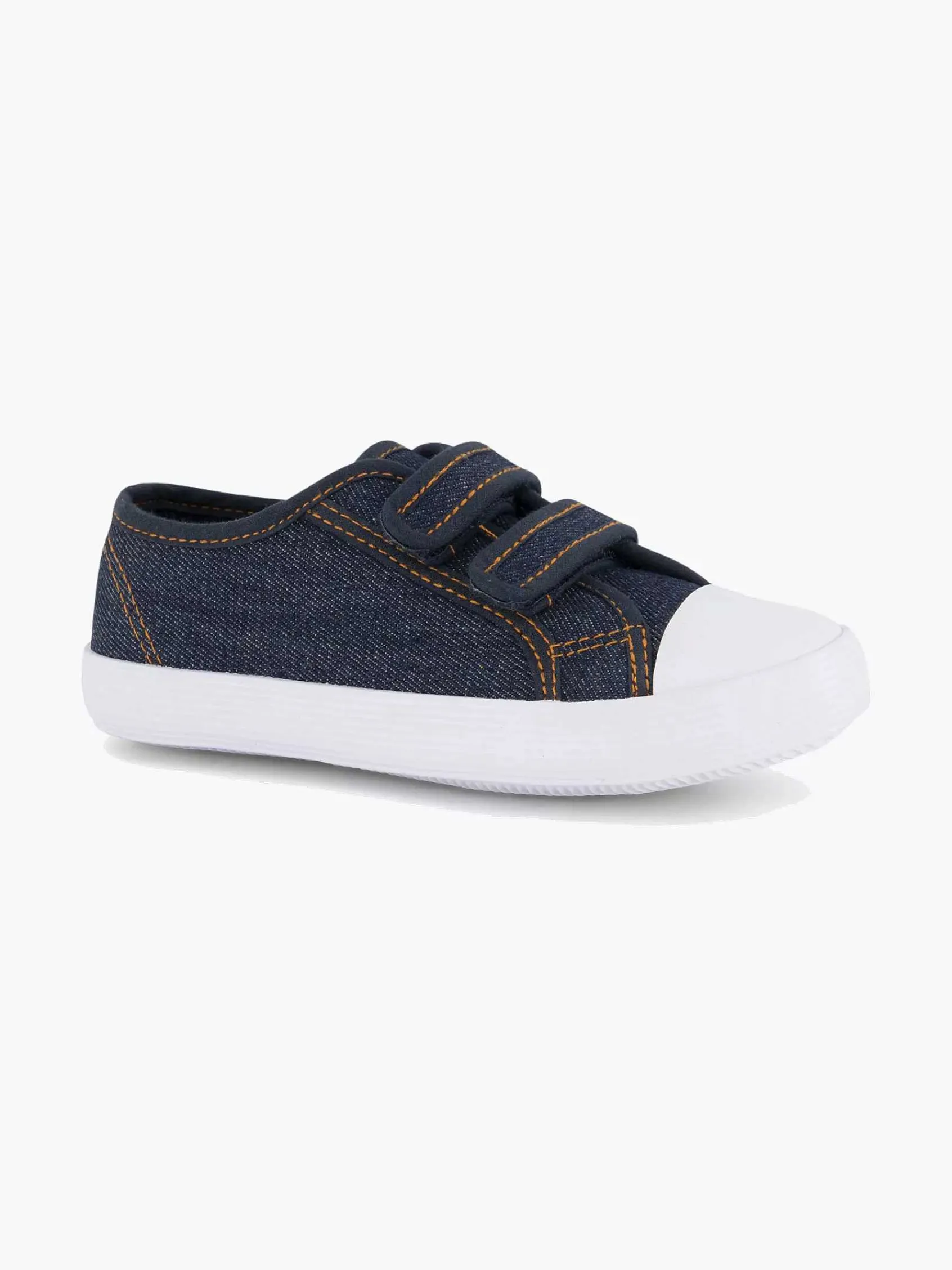 Jongensschoenen|Vty Jeansblauwe Gymschoen Klittenband