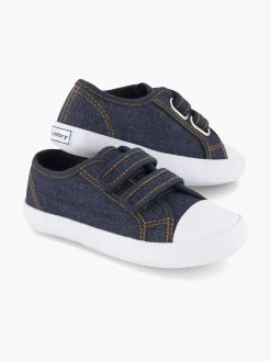 Jongensschoenen|Vty Jeansblauwe Gymschoen Klittenband